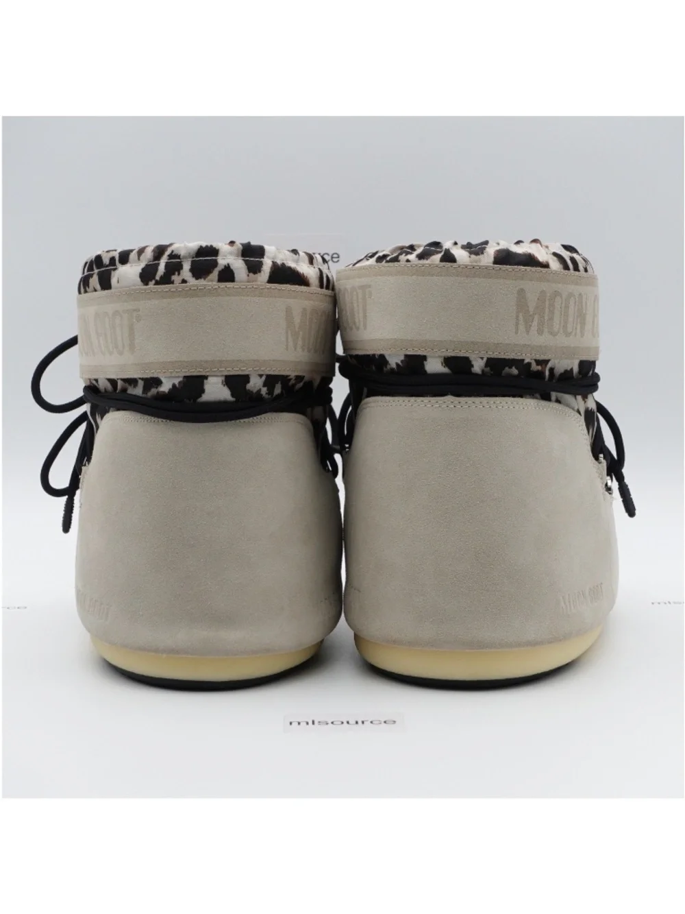 NEW Moon Boot Icon Low Suede Snow Boot Leopard